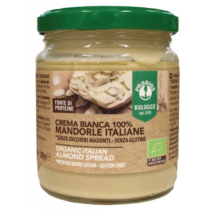 100% Probios White Almond Cream 200g