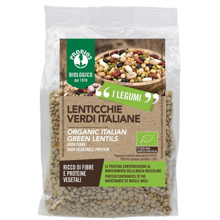 Legumes Green Lentils Probios 400g