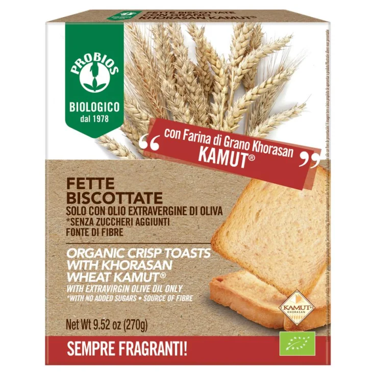 100% Kamut Rusks With Probios EVO Oil 270g