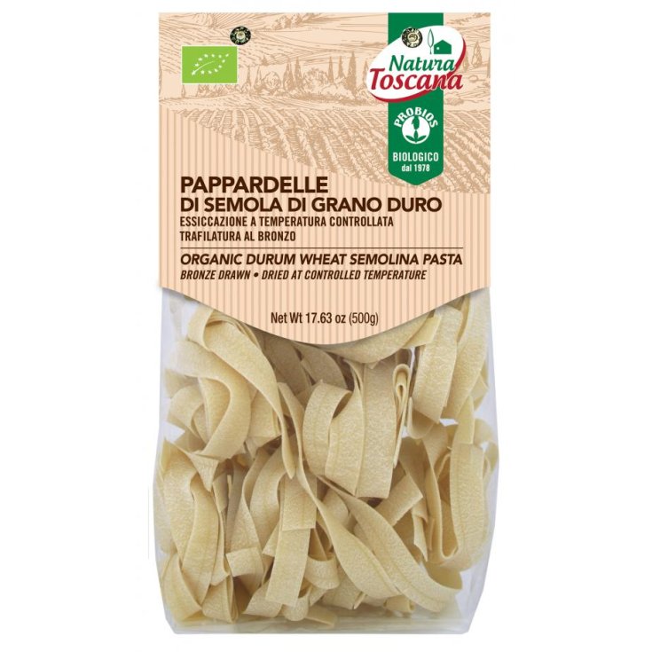 Natura Toscana Artisan Pasta Pappardelle Wheat Probios 500g