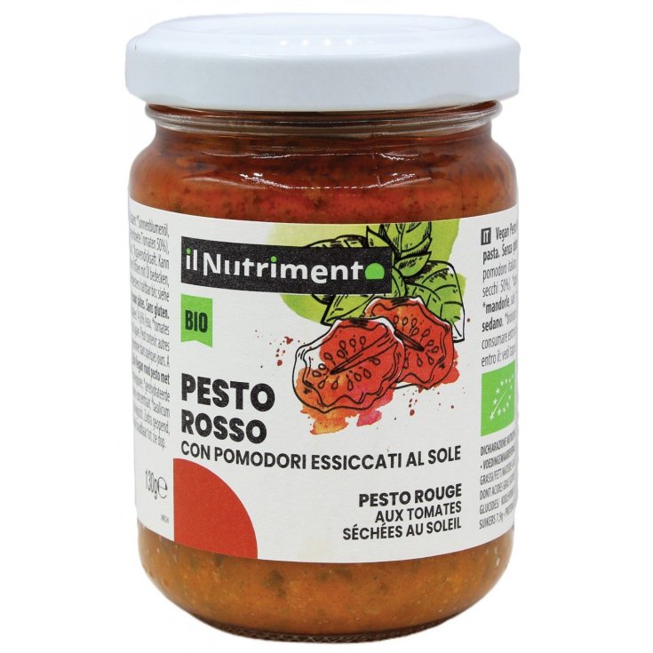 The Nutrimento Red Pesto With Dried Tomatoes Probios 140g