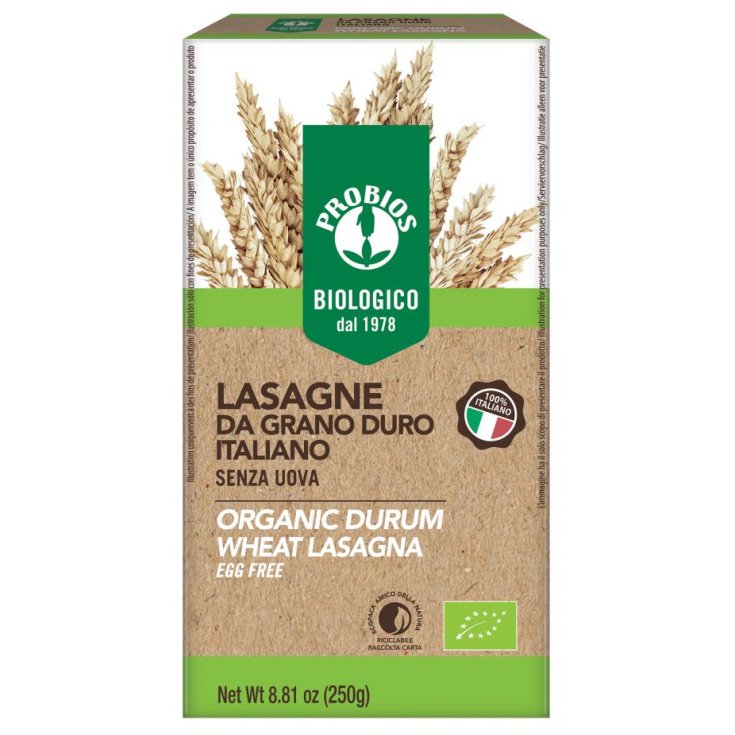 White Wheat Pasta Lasagne Probios 250g