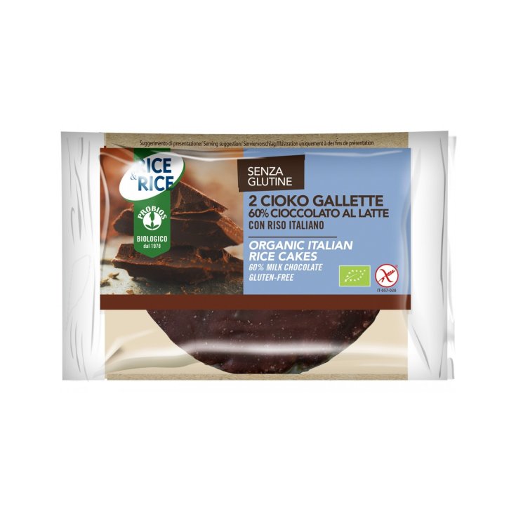 Rice & Rice Cioko Gallette With Milk Chocolate Probios 33g