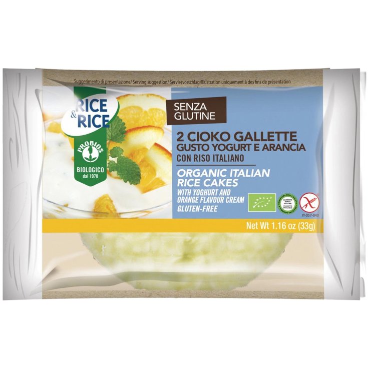 Rice & Rice Cioko Gallette With Orange Yogurt Probios 33g