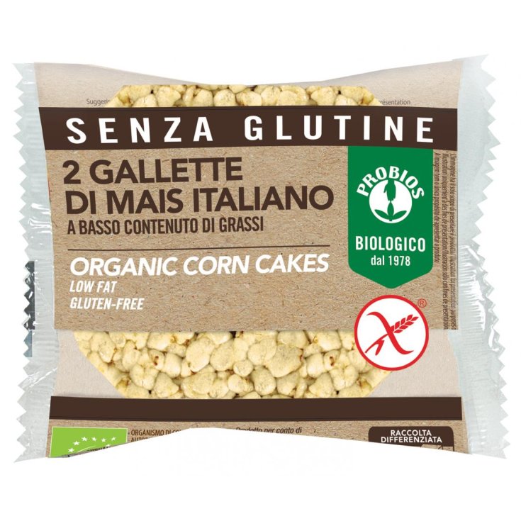 Viva Mais Corn Gallette With Salt Probios Duopack 13g