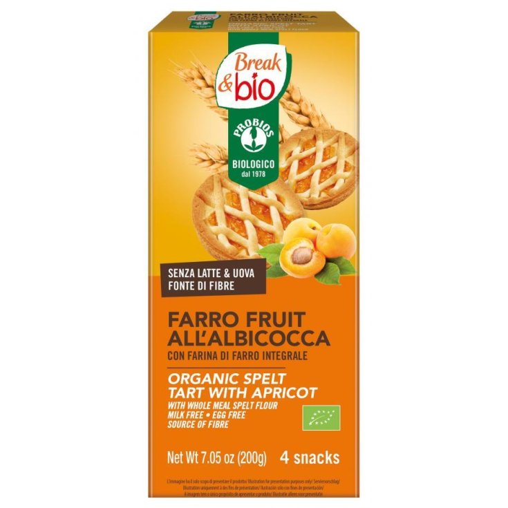 Break & Bio Spelled Fruit With Apricot Probios 4x50g