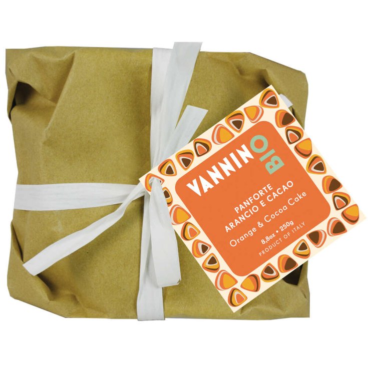 Vannini Panforte Cacao Orange And Almonds Probios 250g