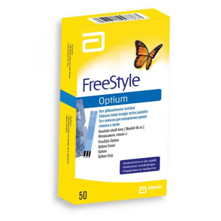 Abbott Diabetes Freestyle Optium Test Strips 50