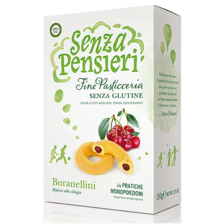 Senza Pensieri Buranellini Filled With Cherry Gluten Free Single Dose 25G