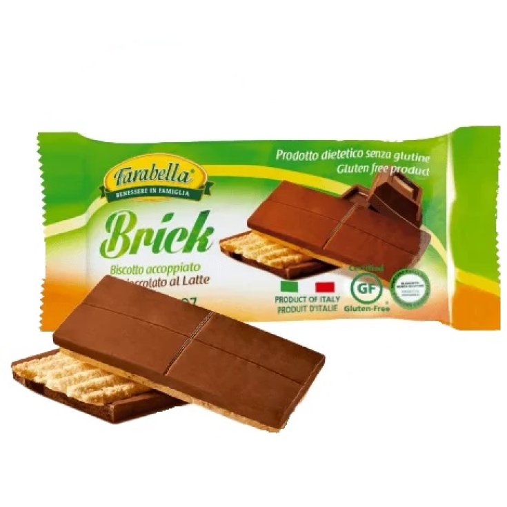 Farabella Brick Biscuit with Milk Chocolate Gluten Free 23g