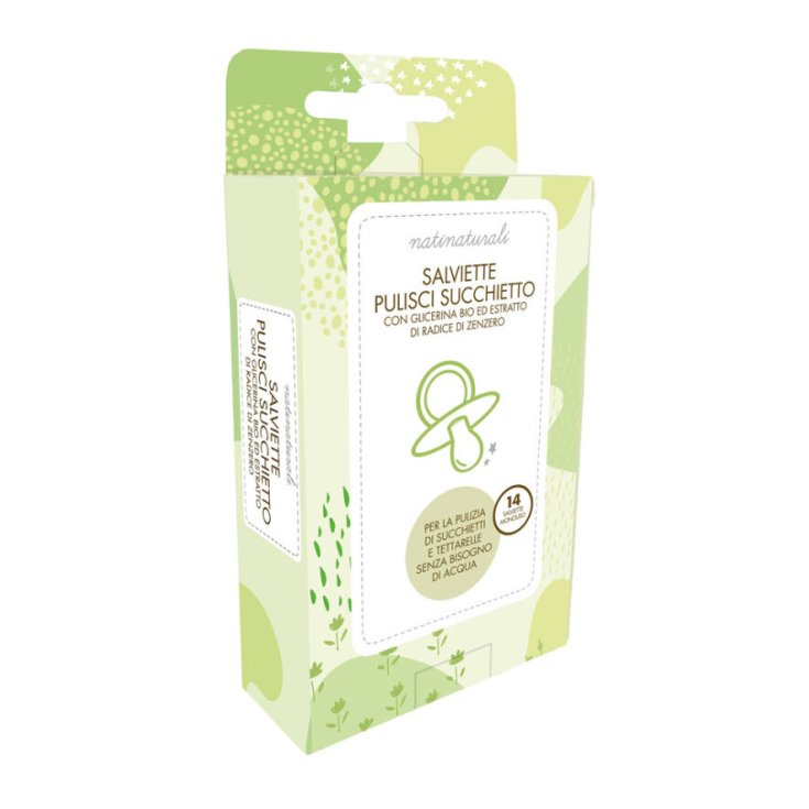 Clean Soother Forty Weeks Natural Born 14 Disposable Wipes