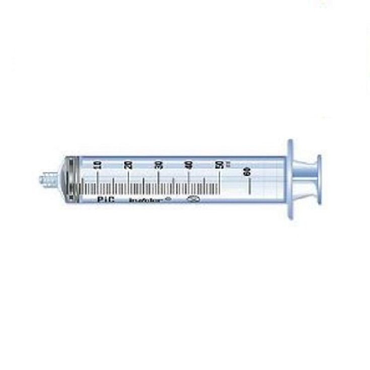 Pic Amber Syringe 60ml 1pc