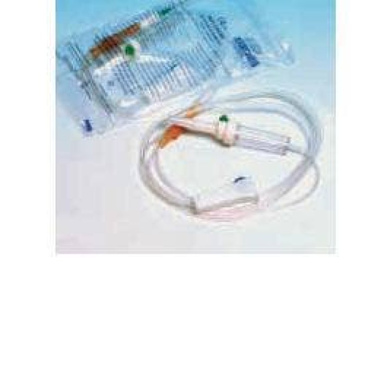 Single Pharmac-Zabban Roller Luer Infusion Set