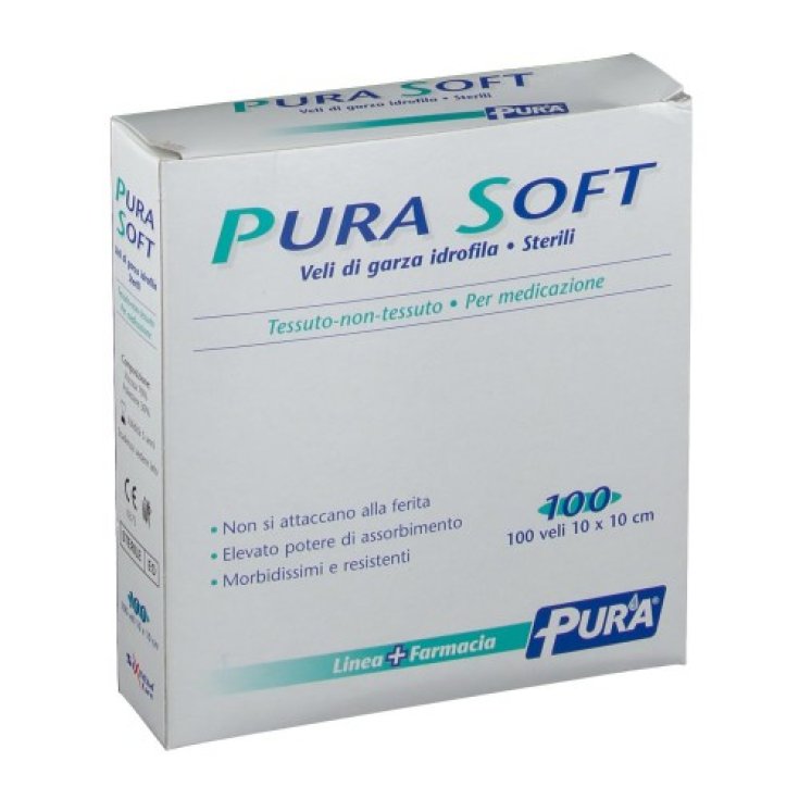 Pure Soft Gauze 10x10cm Sixtem Life 100 Pieces