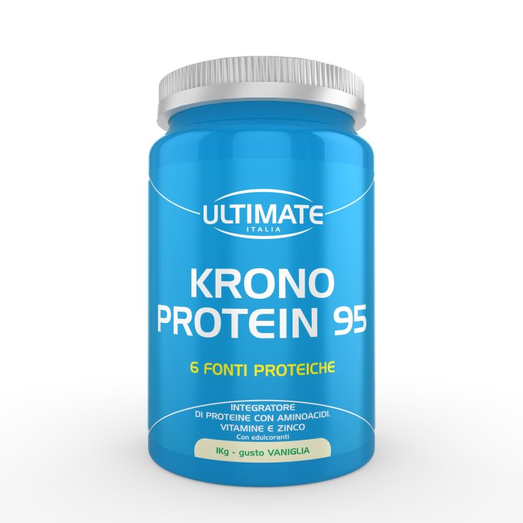 Ultimate Krono Protein 95 Food Supplement Vanilla Cream Taste 1kg