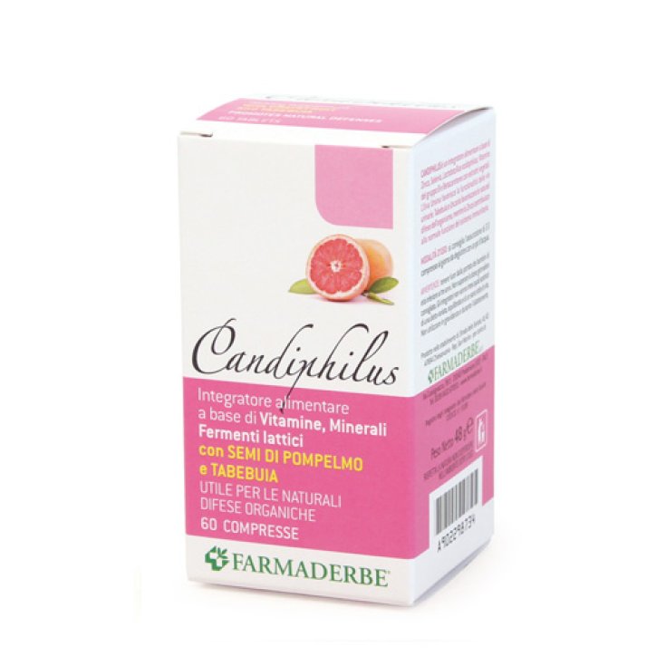 Farmaderbe Candiphilus Food Supplement 60 Tablets