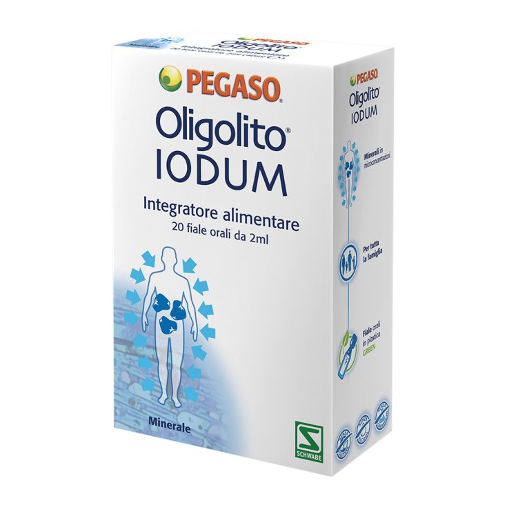 Pegaso® Oligolito® IODUM Food Supplement 20 Vials 2ml