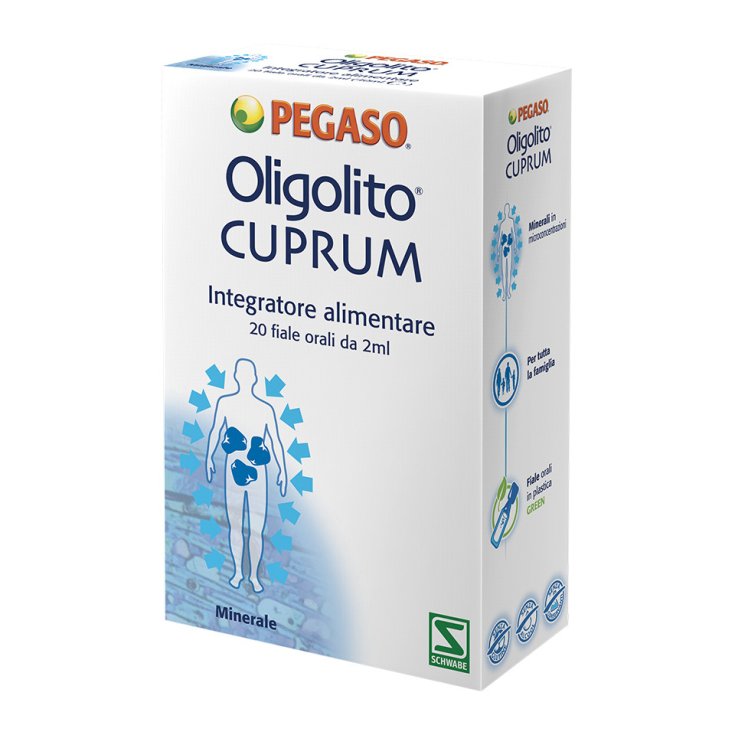 Pegaso® Oligolito® CUPRUM Food Supplement 20 Vials 2ml