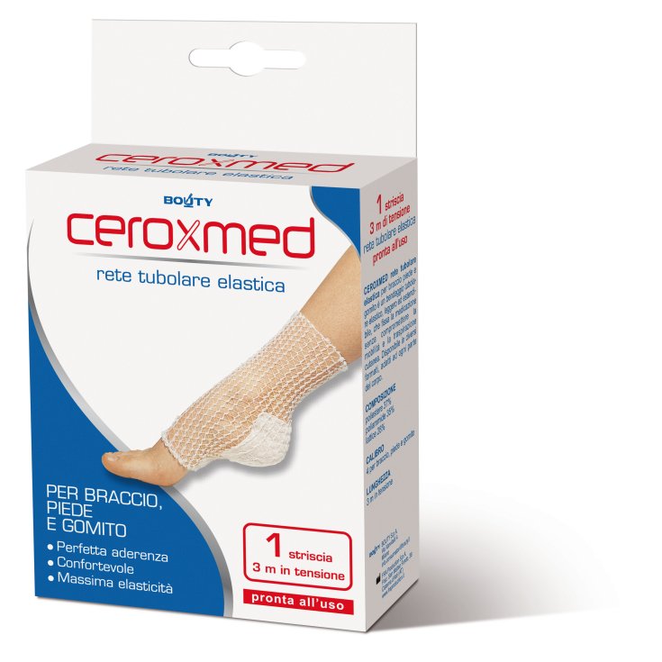 Ceroxmed Elastic Tubular Net For Arm Foot Elbow IBSA 1 Strip Of 3m