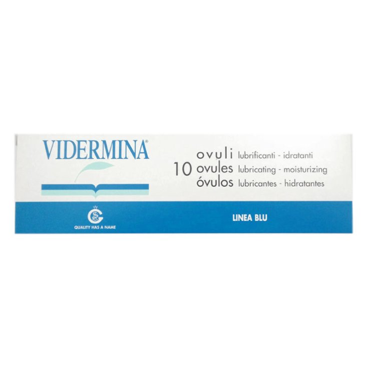 Vidermina® Lubricating Vaginal Ovules 10 Ovules