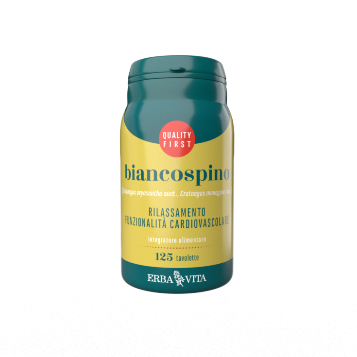 ErbaVita Monoplanta Biancospino Food Supplement 125 Tablets