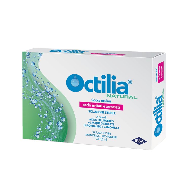 Octilia Natural Eye Drops Irritated And Red Eyes IBSA 10 Single-dose