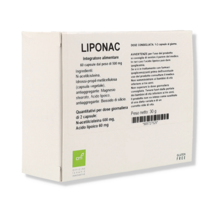 Liponac OTI 60 Capsules of 600mg