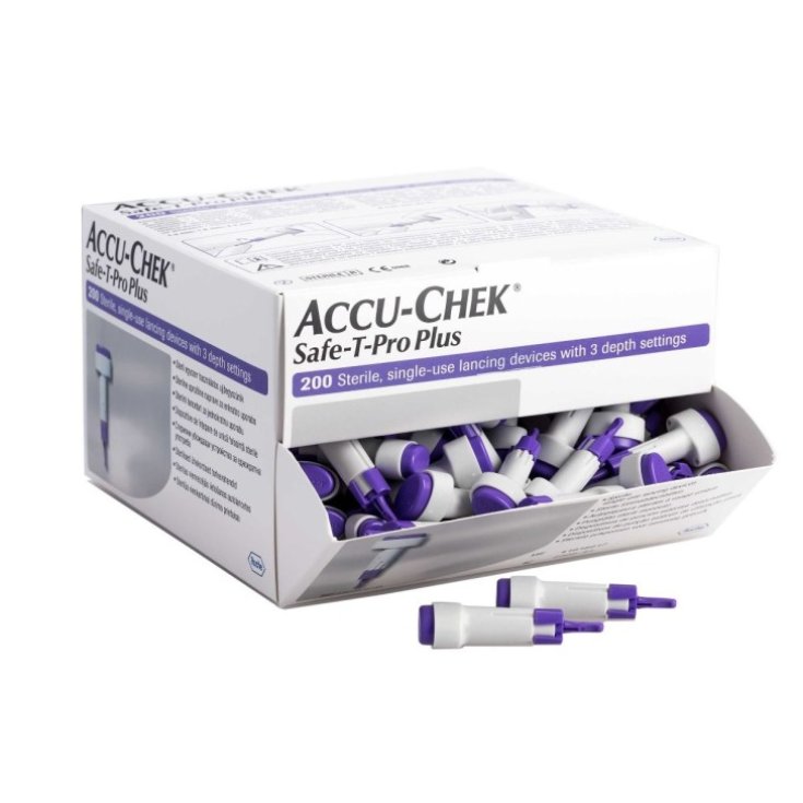 Accu-Chek Safe T-Pro Plus 200 Lancetas