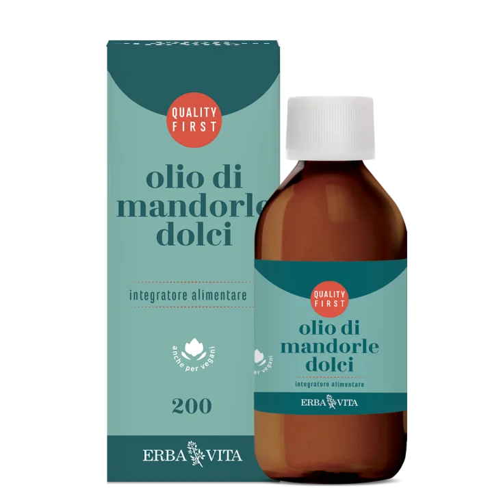 ErbaVita Sweet Almond Oil Food Supplement 200ml