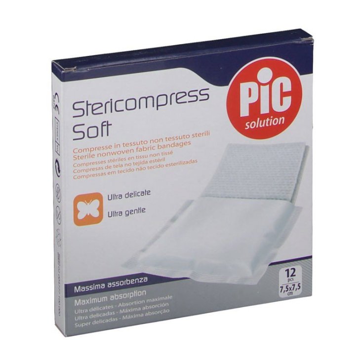 Pic Stericompress Gauze Tablets 7,5x7,5cm 12 Pieces