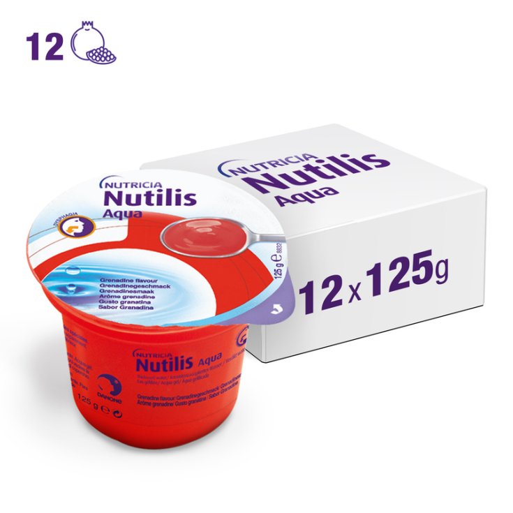 Nutilis Aqua Taste Grenadine Nutricia 12x125g