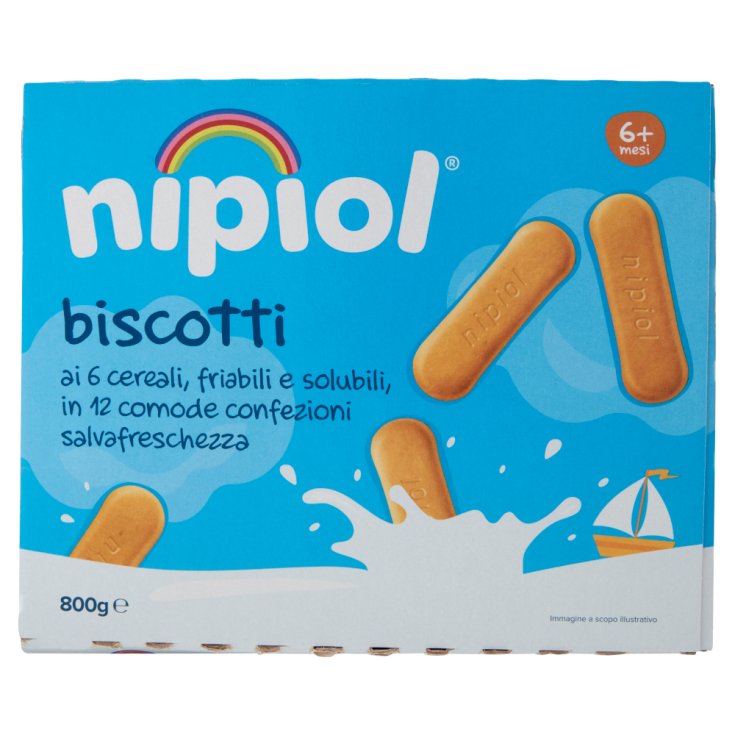 Nipiol Biscuits 6cereals 800