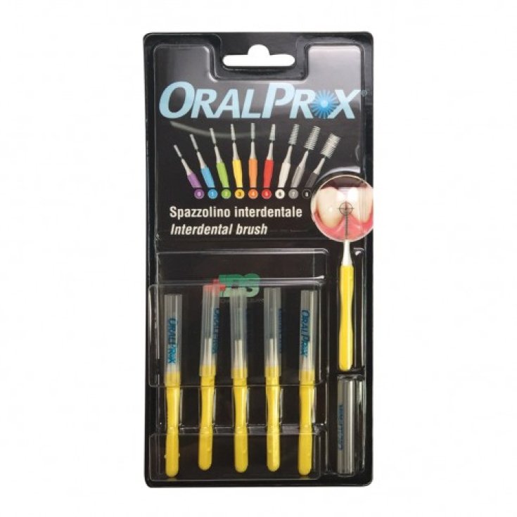 Interdental Brush Size 3 Yellow Oralprox 6 Pieces