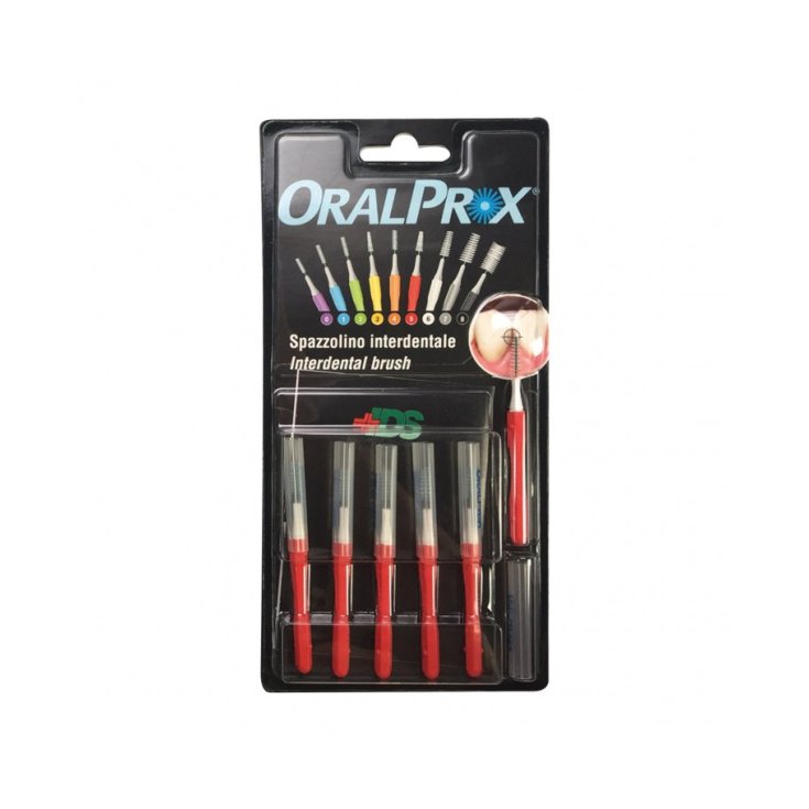 Interdental Brush Size 5 Red Oralprox 6 Pieces