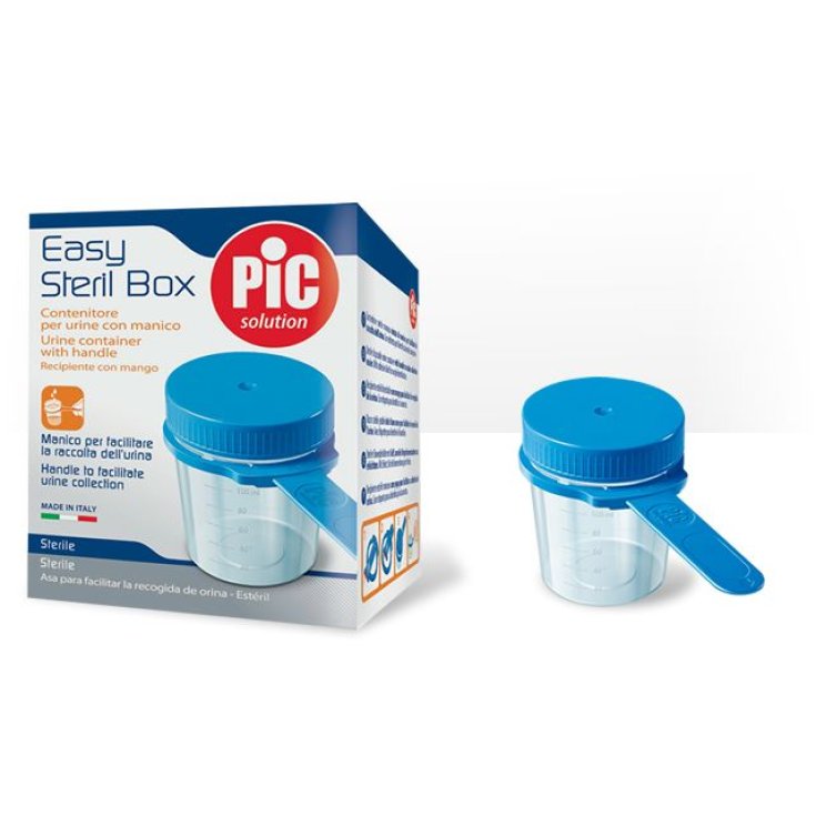 Pic Easy Steril Box Urine Container 100ml With Handle