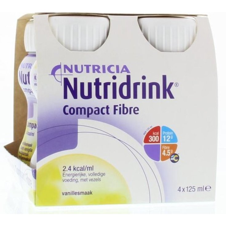 Nutridrink Compact Fiber Vanilla Nutricia 4x125ml