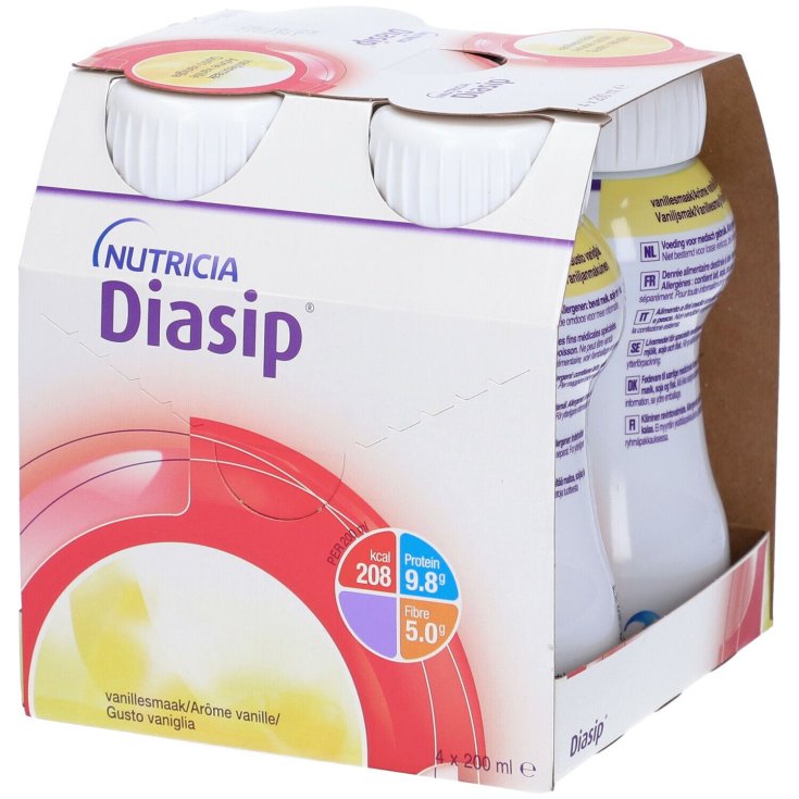 Diasip Taste Vanilla Nutricia 4x200ml