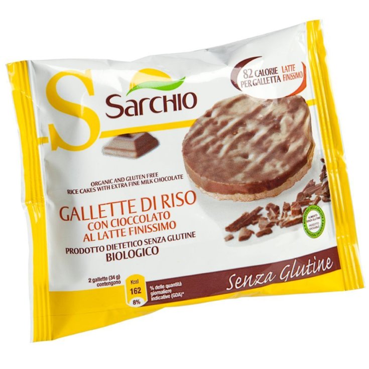 Sarchio Tortita Bio Monoporcion Arroz y Choc Leche 25g