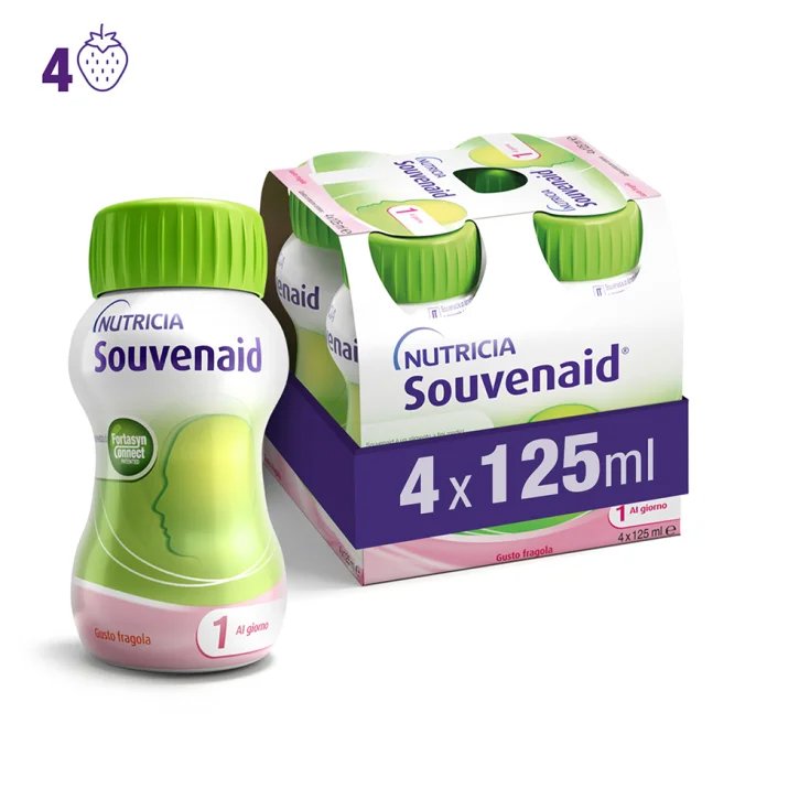 Souvenaid Taste Strawberry Nutricia 4x125ml