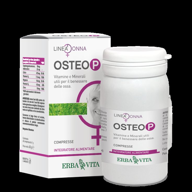 ErbaVita Woman Line Osteo P Food Supplement 60 Tablets