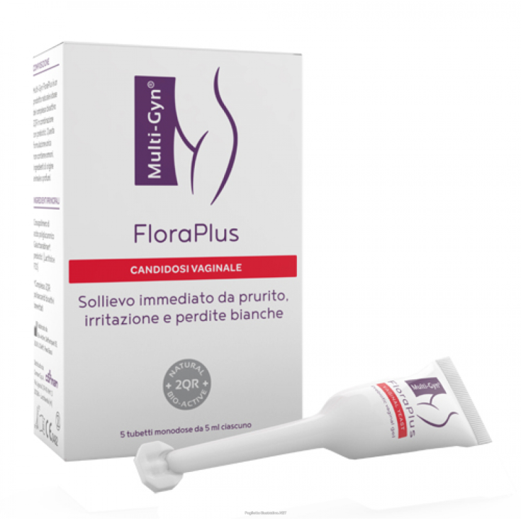 Multi-Gyn FloraPlus Vaginal Candidiasis Karo Pharma 5 Single-dose Tubes