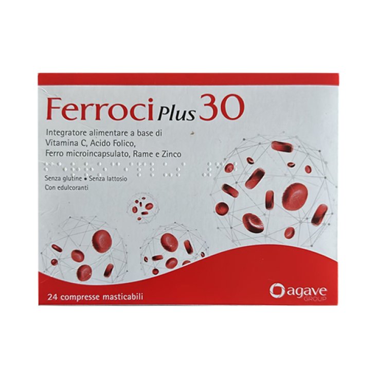 AlphreMev Ferrociplus 30 Food Supplement 24 Tablets