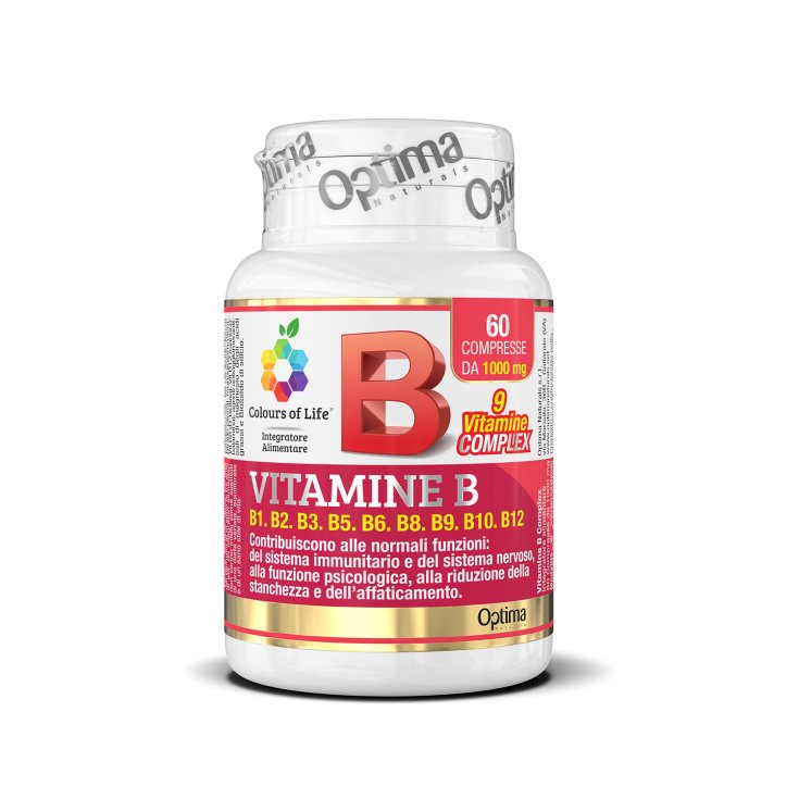 Vitamins B Complex Colors Of Life® Optima Naturals 60 Tablets