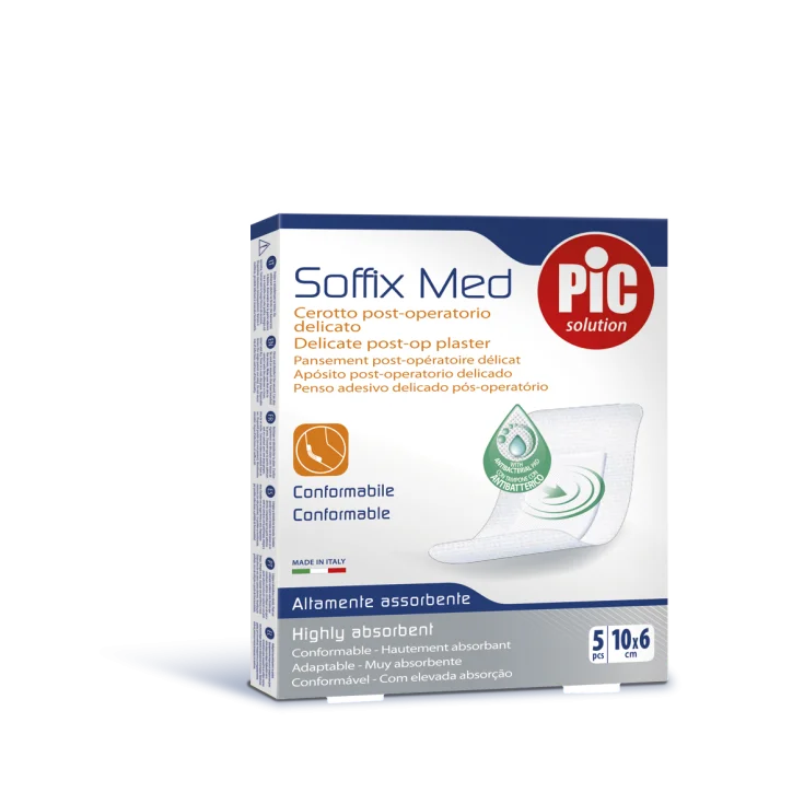 Pic Soffix Med Sterile Patches 10x6cm 5 Pieces