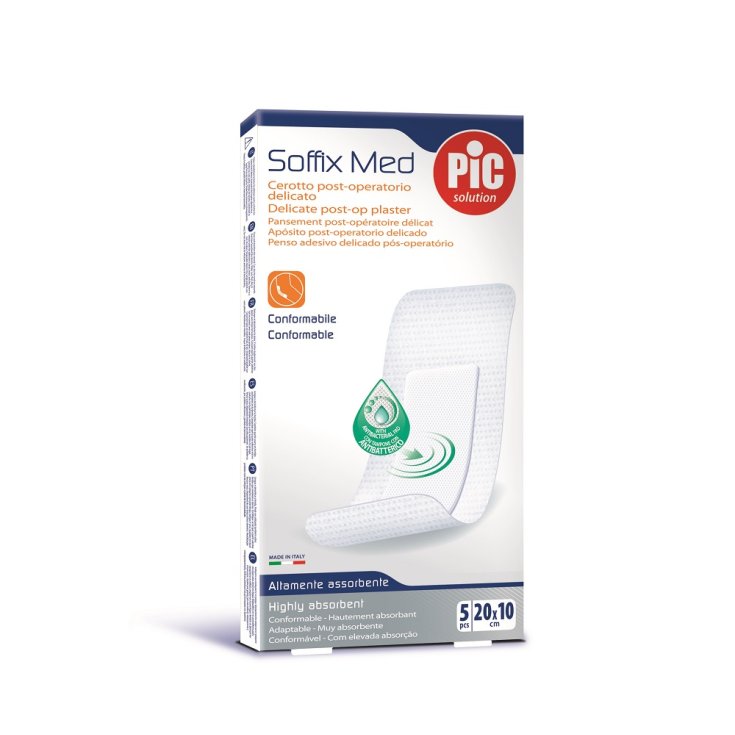 Pic Soffix Med Stireli Plasters 10x20cm 5 Pieces