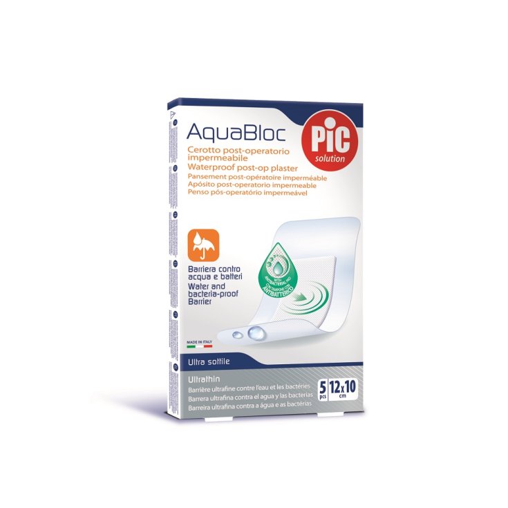 Pic Aquabloc Sterile Patch 10x12 5 Pieces