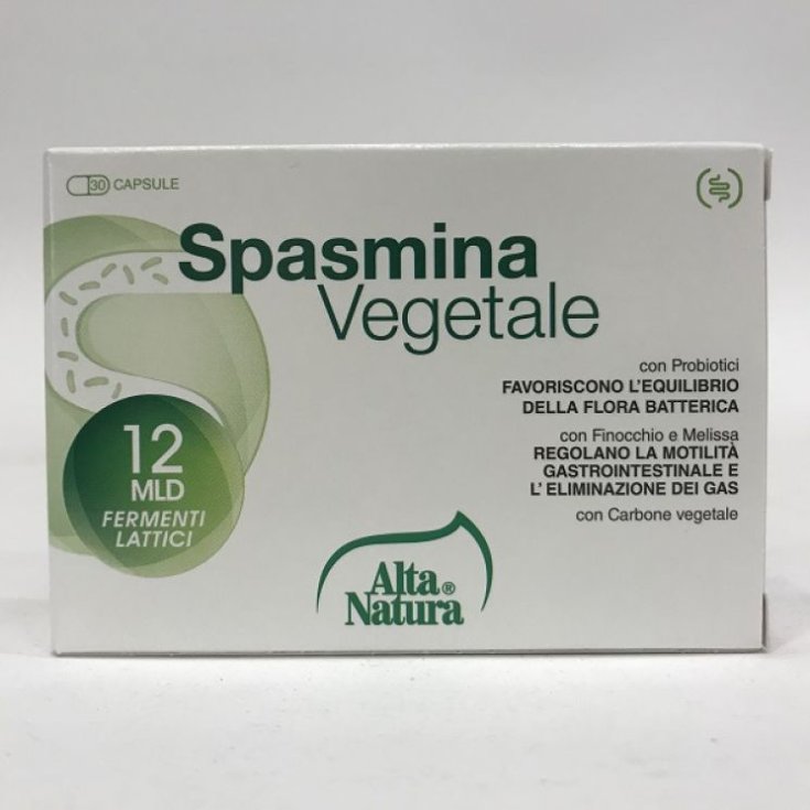 Vegetable Spasmina 30 capsules 500mg