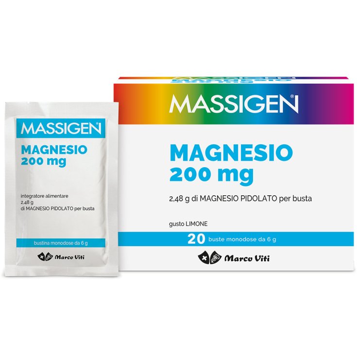 Magnesium 200mg Massigen 20 Sachets