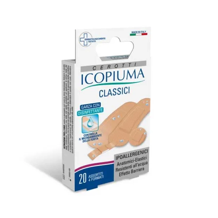 Icopiuma Classic Hypoallergenic Patches Assorted Size 20 Pieces