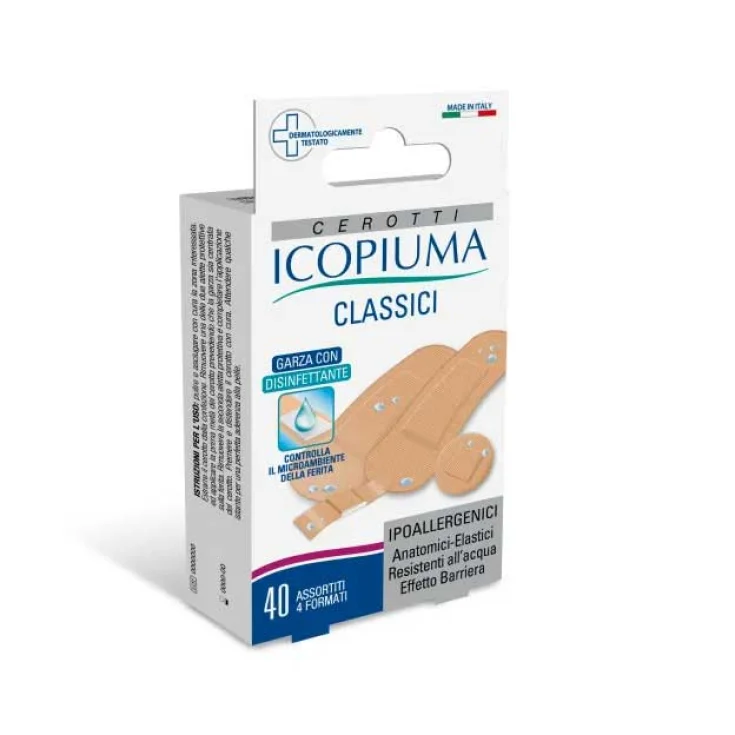 Icopiuma Classic Hypoallergenic Patches Assorted Size 40 Pieces